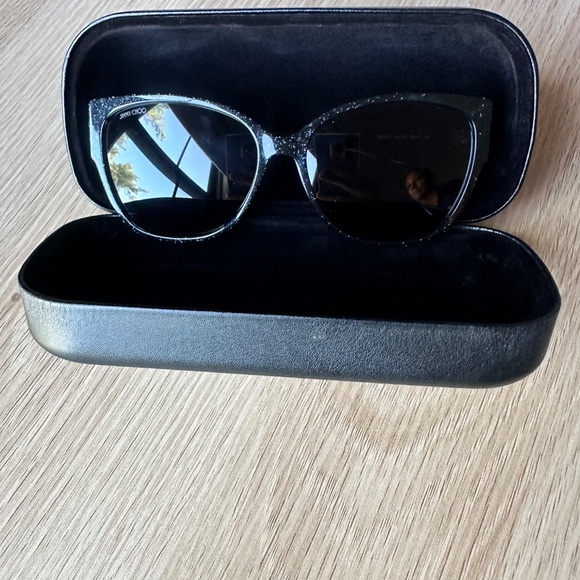 Women’s Jimmy Choo Sunglasses Black - Picture 2 of 9